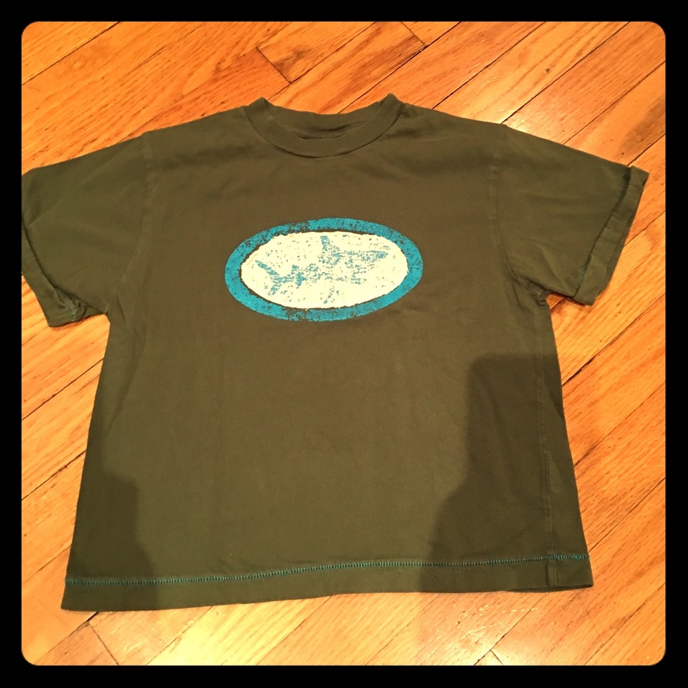 Mini Boden shark bubble tee 7-8y GUC HTF!